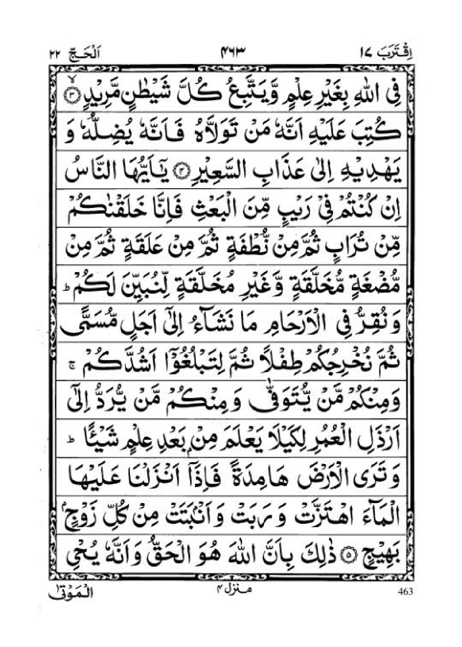 Surah Hajj Page 2