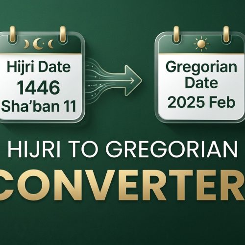 Hijri to Gregorian Date Converter